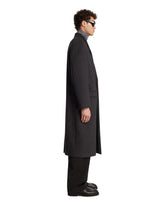 Gray Double-Faced Wool Coat | PDP | Antonia