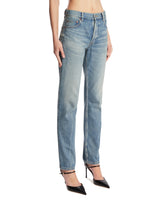 Blue Five-Pocket Jeans | PDP | Antonia