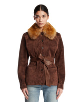 Brown Suede Jacket | PDP | Antonia