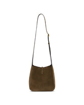 Green Suede Le 5 A 7 Shoulder Bag | PDP | Antonia