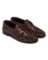 Brown Le Loafer Bateau Loafers | PDP | Antonia
