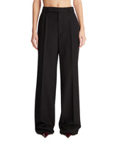 Pantaloni Sartoriali In Lana Neri | PDP | Antonia