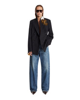 Blue V-Waist Baggy Jeans | PDP | Antonia