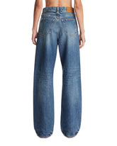 Blue V-Waist Baggy Jeans | PDP | Antonia