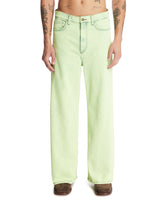 Green Wide-Leg Jeans - Men's clothing | PLP | Antonia