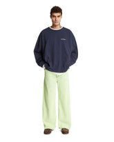 Green Wide-Leg Jeans - Men's clothing | PLP | Antonia