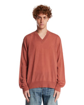 Red Silk and Cashmere Sweater | PDP | Antonia