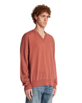 Red Silk and Cashmere Sweater | PDP | Antonia