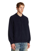 Cardigan In Misto Cashmere Blu | PDP | Antonia