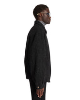 Black Wool Bomber Jacket | PDP | Antonia
