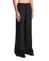 Pantaloni Sartoriali In Lana Neri | PDP | Antonia