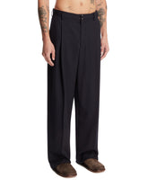 Blue Wool Tailored Trousers | PDP | Antonia