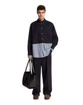 Blue Wool Tailored Trousers - Men's clothing | PLP | Antonia