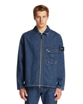 Blue Cotton Denim Jacket | PDP | Antonia