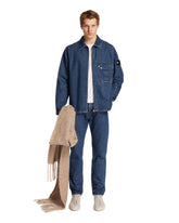 Blue Cotton Denim Jacket | PDP | Antonia