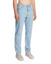 Blue Straight-Leg Jeans | PDP | Antonia
