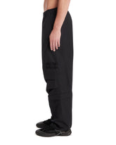 Black Cotton Cargo Trousers | PDP | Antonia
