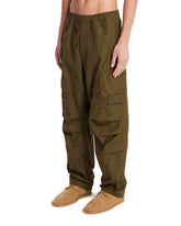 Green Multi-Pocket Cotton Trousers | PDP | Antonia