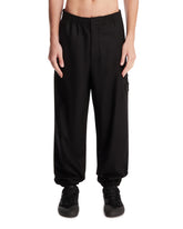 Black Wide-Leg Wool Trousers | PDP | Antonia