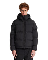 Black Hooded Down Jacket | PDP | Antonia