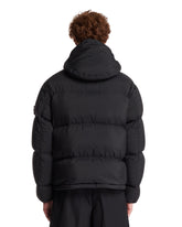 Black Hooded Down Jacket | PDP | Antonia
