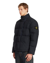 Blue Quilted Down Jacket | PDP | Antonia