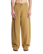 Beige Minard Trousers | PDP | Antonia