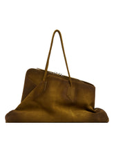 Green Suede Large Passeggiata Bag | All | Antonia