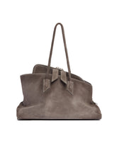 Dark Gray Medium La Passeggiata Bag | PDP | Antonia