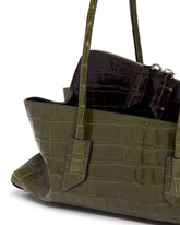 Green and Brown La Passeggiata Small Bag | PDP | Antonia