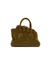Green Mini La Passeggiata Suede Bag | PDP | Antonia