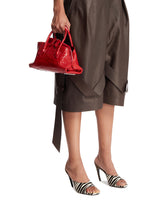 Red Mini La Passeggiata Top Handle Bag | PDP | Antonia