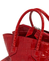 Red Mini La Passeggiata Top Handle Bag | PDP | Antonia