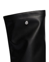 Black Robin OTK Flat Thigh-High Boots | PDP | Antonia
