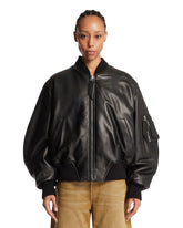 Black Anja Bomber Jacket | PDP | Antonia