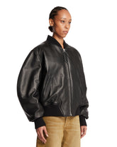 Black Anja Bomber Jacket | PDP | Antonia