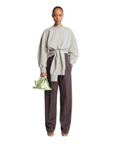 Gray Trompe-l'oeil Sweatshirt | PDP | Antonia