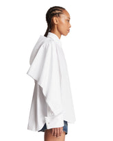White Shirt with Cape Detail | PDP | Antonia