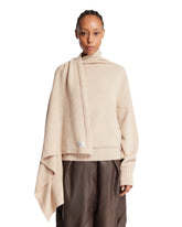 Beige Shawl Collar Sweater | PDP | Antonia