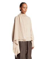 Beige Shawl Collar Sweater | PDP | Antonia