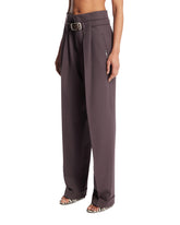 Gray High-Waisted Trousers | PDP | Antonia