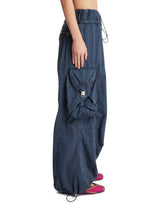Pantaloni Cargo Parachute Blu | PDP | Antonia