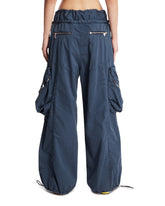 Pantaloni Cargo Parachute Blu | PDP | Antonia