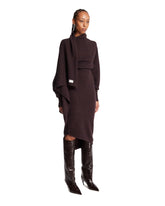Purple Cashmere and Wool Midi Dress | PDP | Antonia