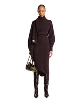 Purple Cashmere and Wool Midi Dress | PDP | Antonia