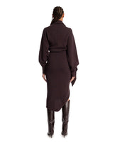 Purple Cashmere and Wool Midi Dress | PDP | Antonia