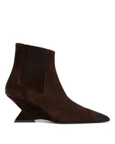 Brown Suede Cheope Ankle Boots - Women's shoes | PLP | Antonia