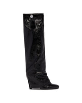 Black Leather Boots | PDP | Antonia