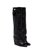 Black Leather Boots | PDP | Antonia