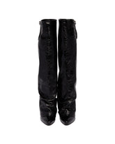 Black Leather Boots | PDP | Antonia